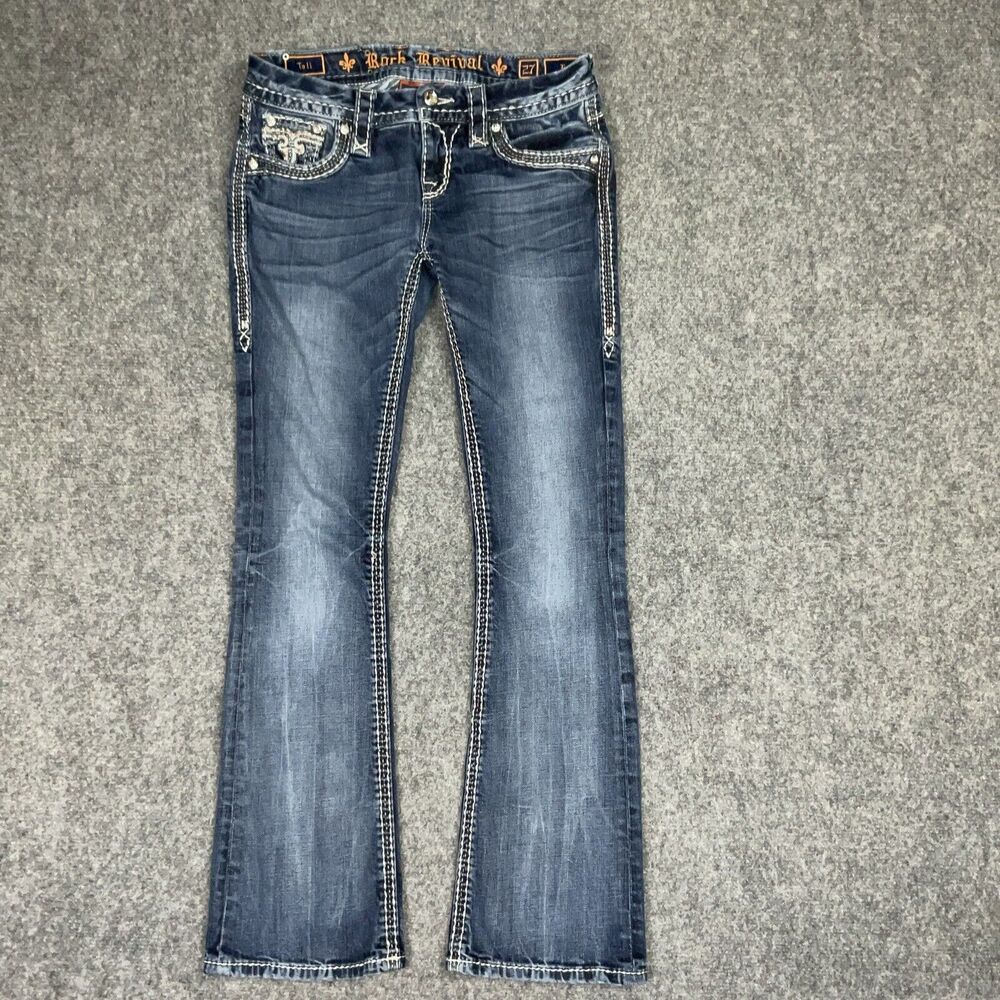 Rock Revival Dark Blue Boot Cut Jeans